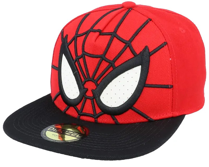 Difuzed Spider-Man 3D Mesh Eyes Red/Black Snapback online