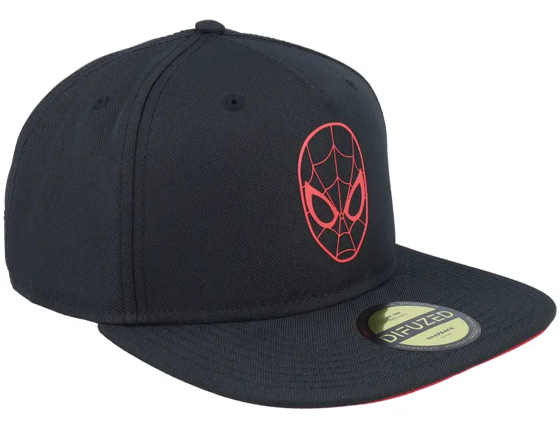 Difuzed Spiderman Black/Red Snapback online