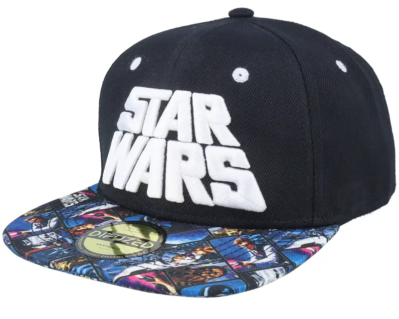 Difuzed Star Wars All-over Print Poster Black Snapback online