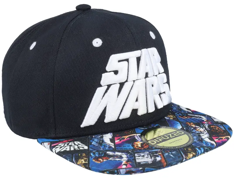 Difuzed Star Wars All-over Print Poster Black Snapback online
