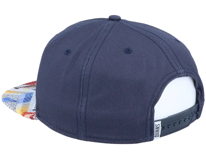 Djinns 5-Panel Rubber Aztek Navy Snapback online