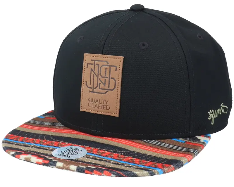Djinns 6 Panel Aztec Black Snapback online
