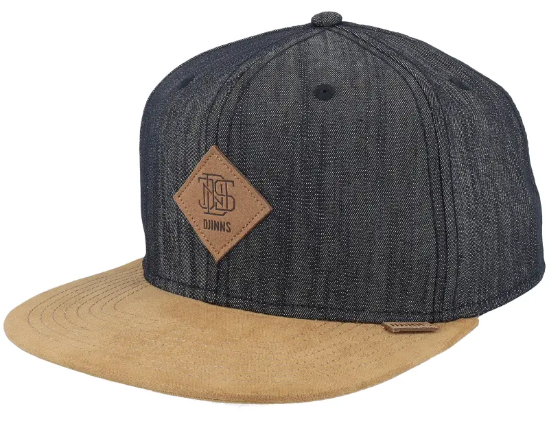 Djinns 6 Panel Cap Linen 2015 Black Snapback online