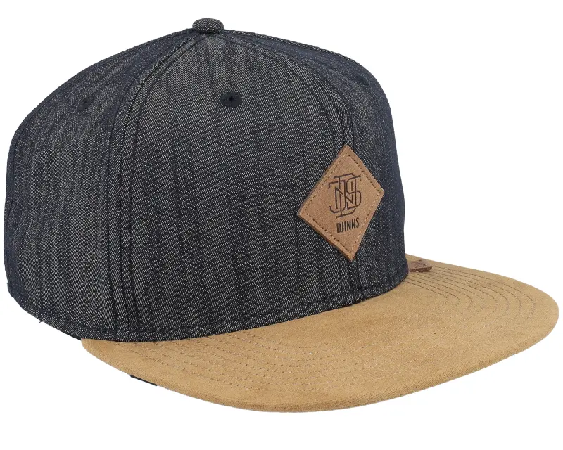 Djinns 6 Panel Cap Linen 2015 Black Snapback online