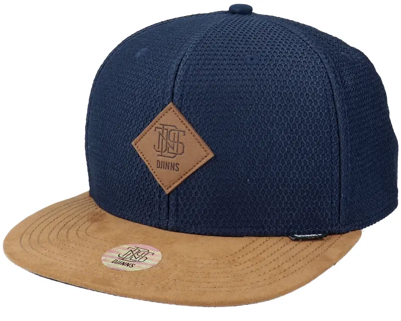 Djinns 6 Panel Honey Knit Navy Snapback online