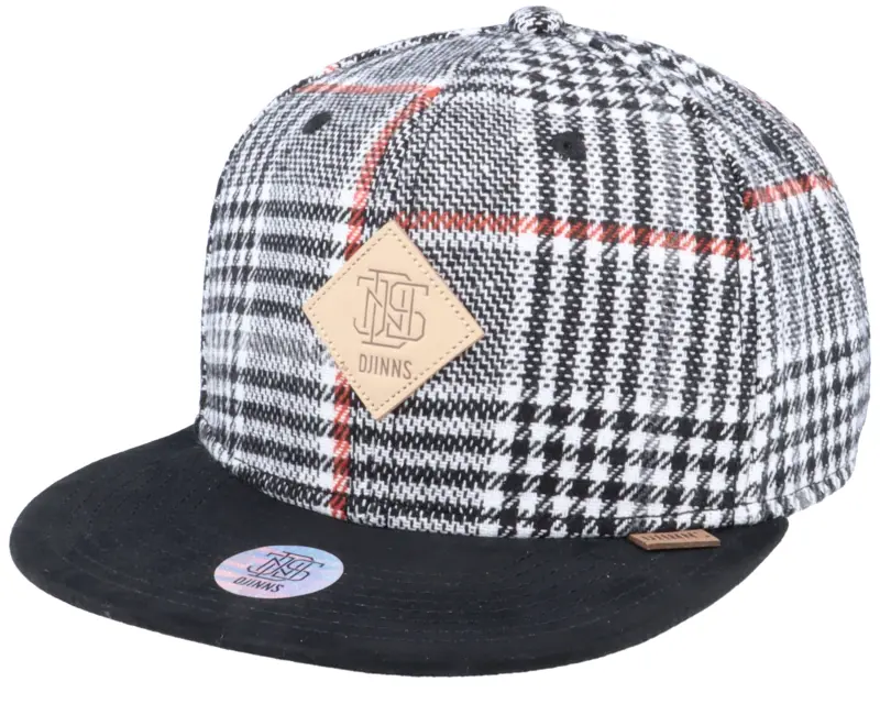 Djinns 6P Sb Check Tweed Black Snapback online