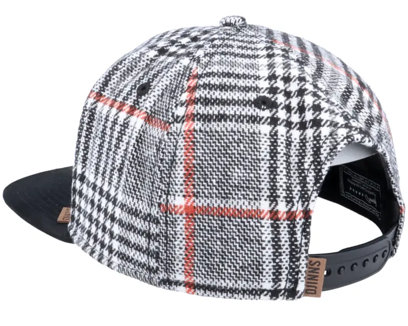 Djinns 6P Sb Check Tweed Black Snapback online