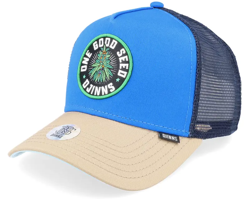 Djinns Cap Hft Food Seed Royal/Khaki A-Frame Trucker online