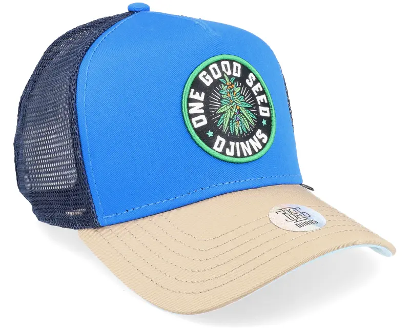 Djinns Cap Hft Food Seed Royal/Khaki A-Frame Trucker online
