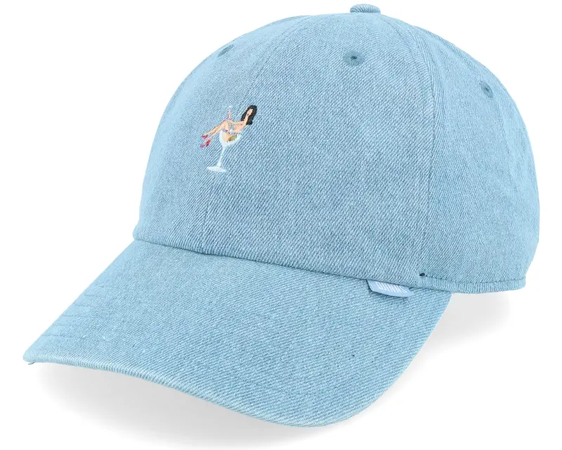 Djinns Coloured Girl Washed Denim Dad Cap online