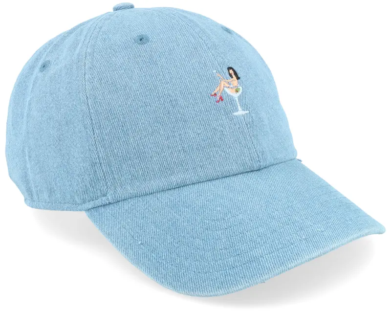 Djinns Coloured Girl Washed Denim Dad Cap online
