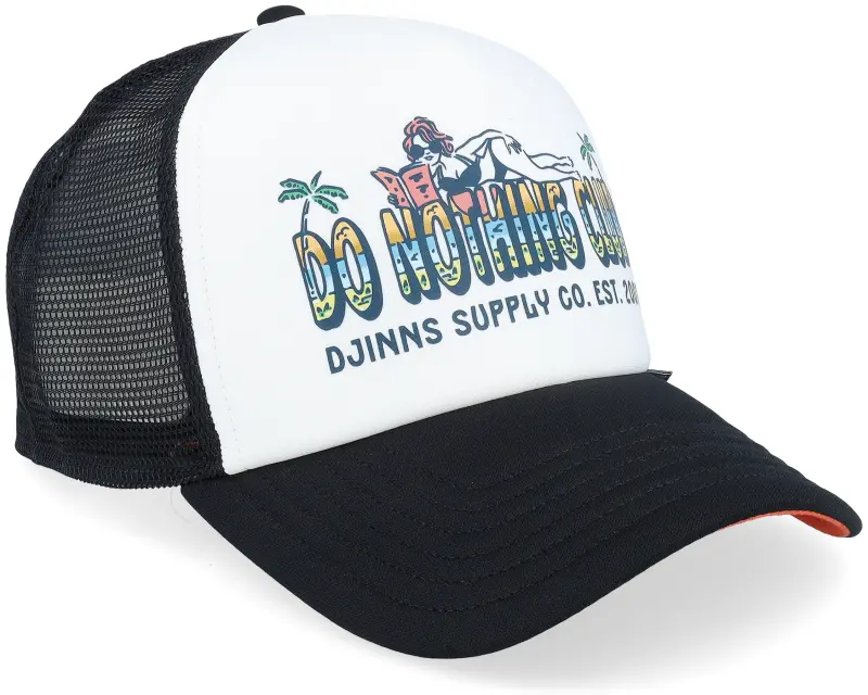 Djinns Dnc Sundown Black/White A-Frame Trucker online