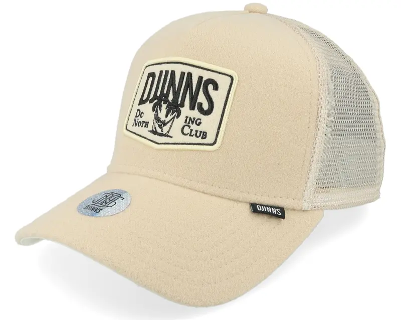 Djinns Do Nothing Club Melton Wool Beige Trucker online