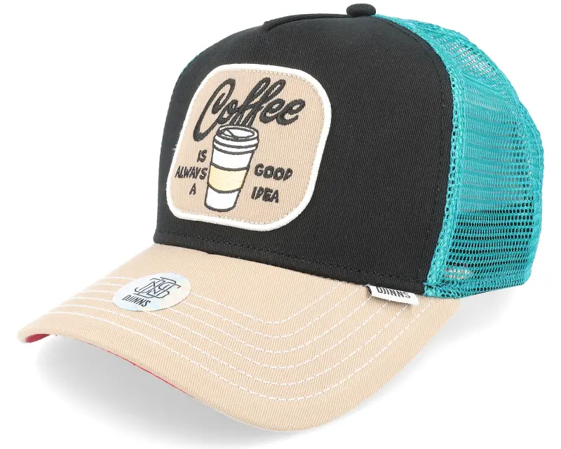 Djinns Food Coffee Black/Turquoise Trucker online