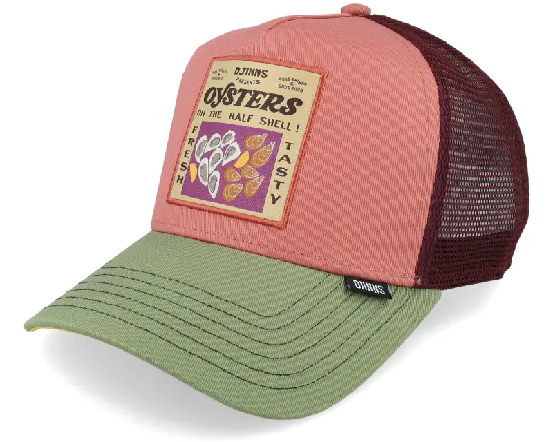 Djinns Food Oysters Ginger/Light Olive Trucker online