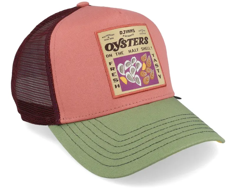 Djinns Food Oysters Ginger/Light Olive Trucker online