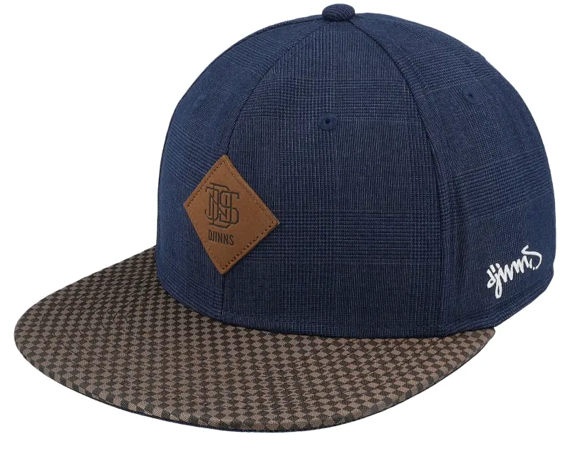 Djinns Glencheck Navy Strapback online