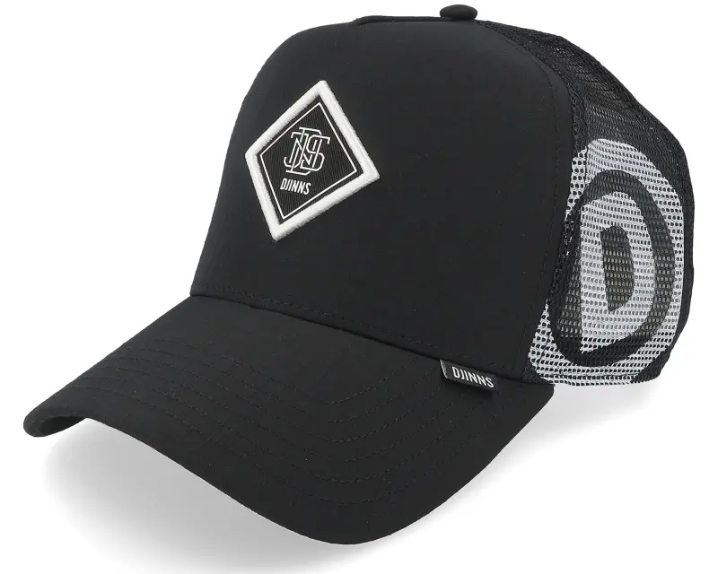 Djinns Hft Cap Big Ripstop Black A-Frame Trucker online