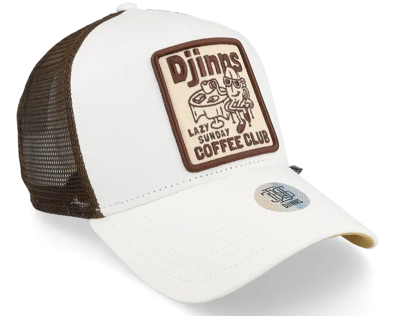 Djinns Hft Cap Coffee White Trucker online