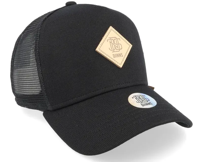 Djinns Hft Cap Cotton Knit Black Trucker online