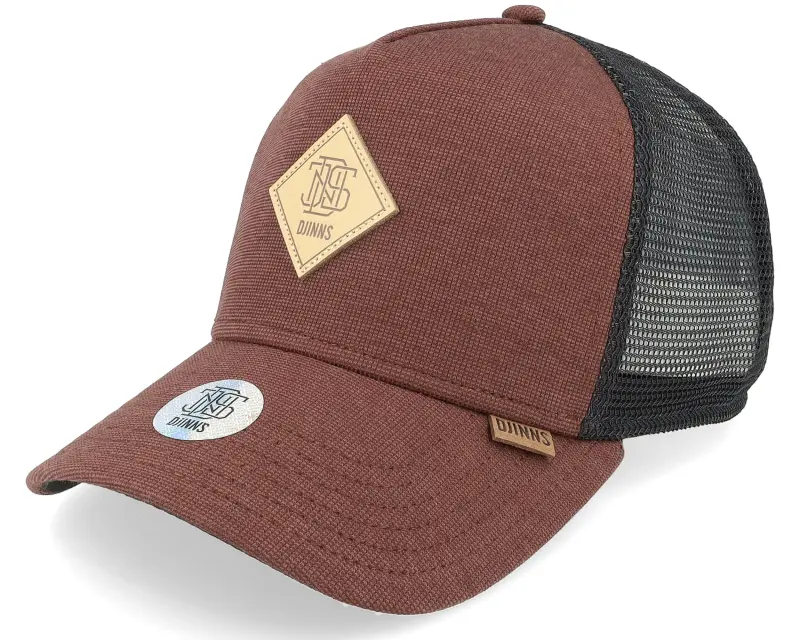 Djinns Hft Cap Cotton Knit Brown Trucker online