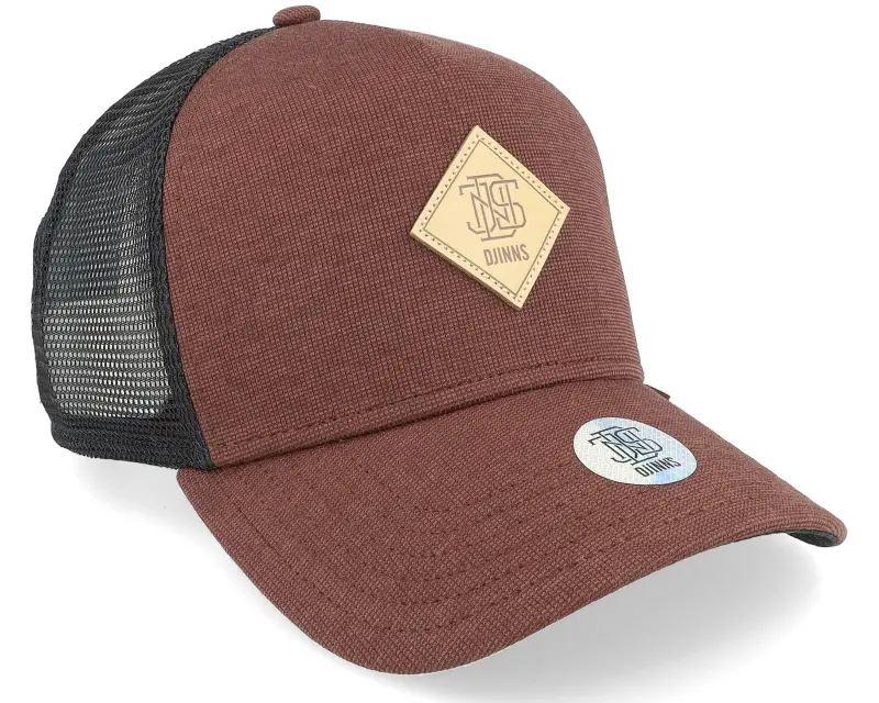 Djinns Hft Cap Cotton Knit Brown Trucker online