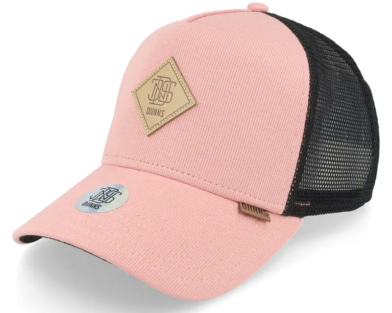 Djinns Hft Cap Cotton Knit Salmon/Black Trucker online