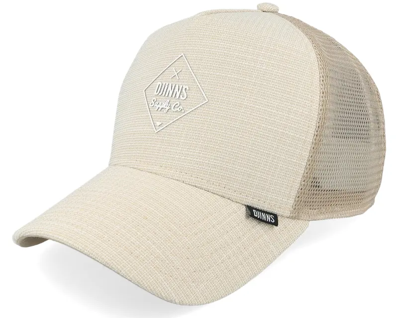 Djinns Hft Cap Cottoncheck Sand Trucker online