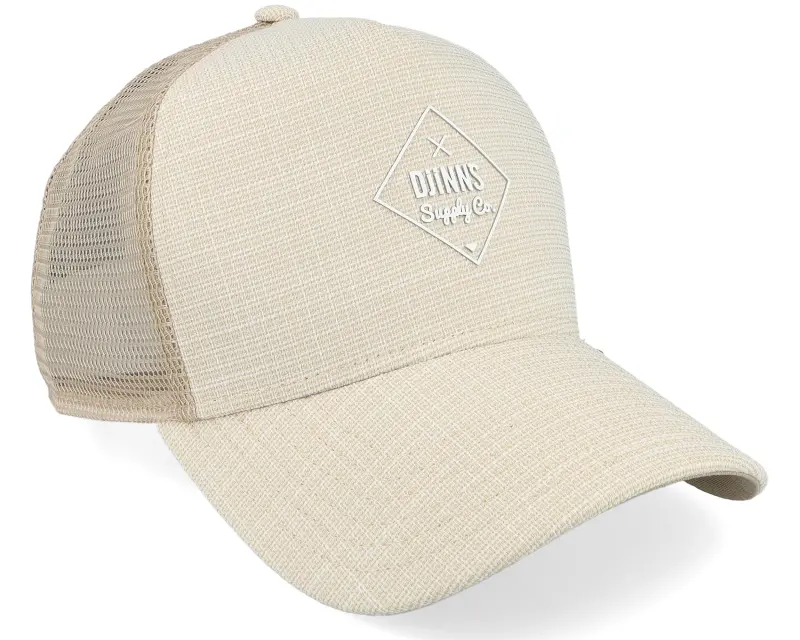 Djinns Hft Cap Cottoncheck Sand Trucker online
