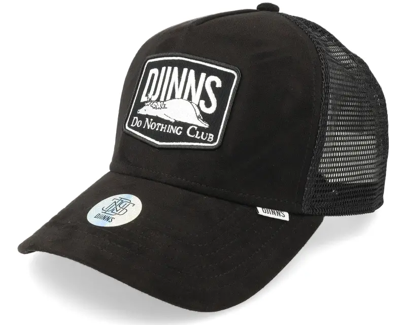 Djinns Hft Cap Dnc 3.0 Hairy Suede Black Trucker online