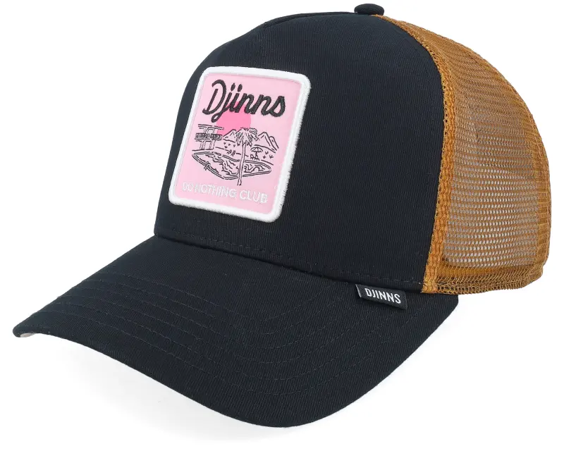 Djinns Hft Cap Dnc Pool Black/Light Brown A-Frame Trucker online