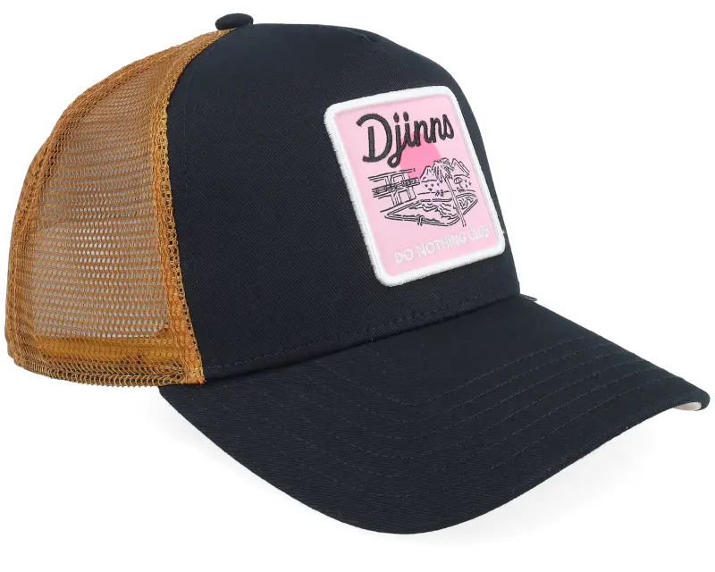 Djinns Hft Cap Dnc Pool Black/Light Brown A-Frame Trucker online
