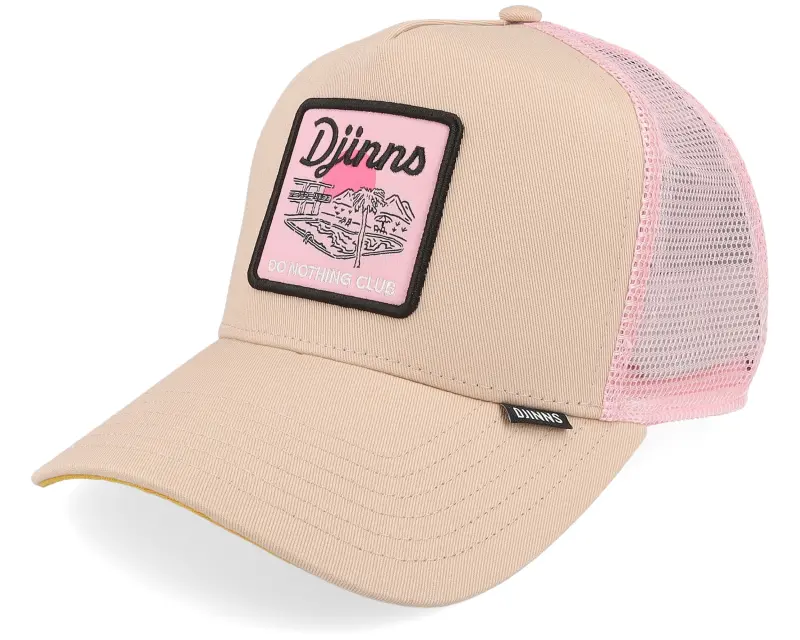 Djinns Hft Cap Dnc Pool Creme/Rose A-Frame Trucker online