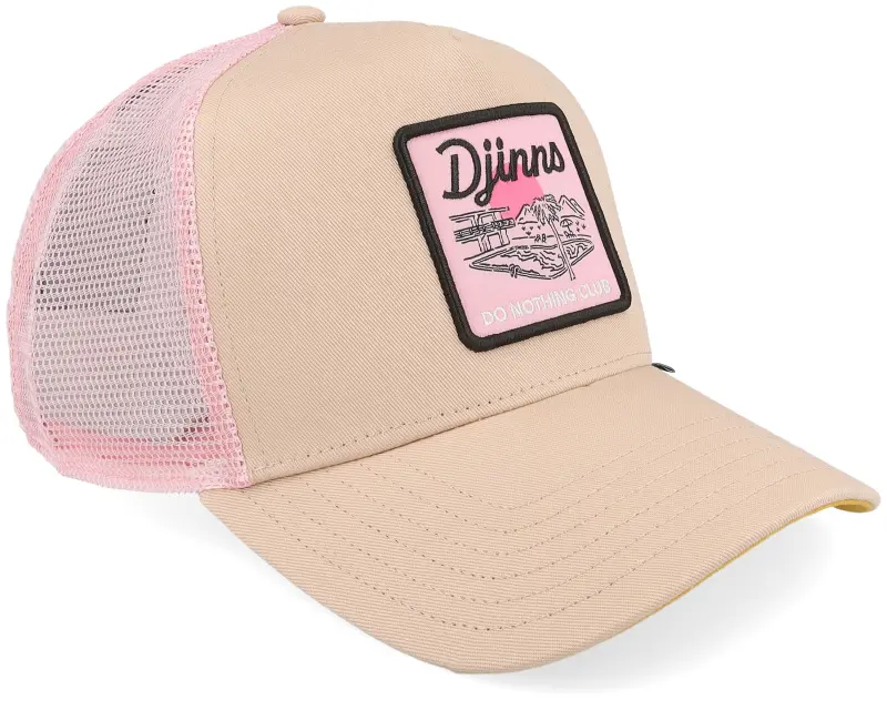 Djinns Hft Cap Dnc Pool Creme/Rose A-Frame Trucker online