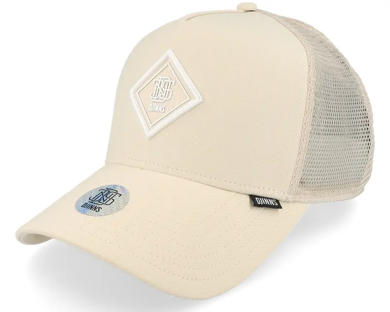 Djinns Hft Cap Fine Herringsbone Light Beige Trucker online