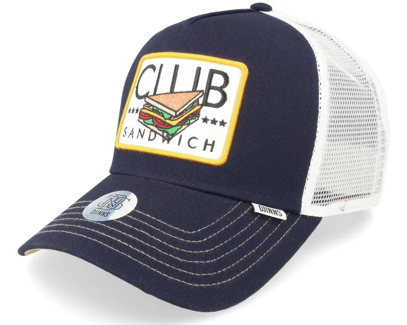 Djinns Hft Cap Food Club Sandwich Navy/White Trucker online