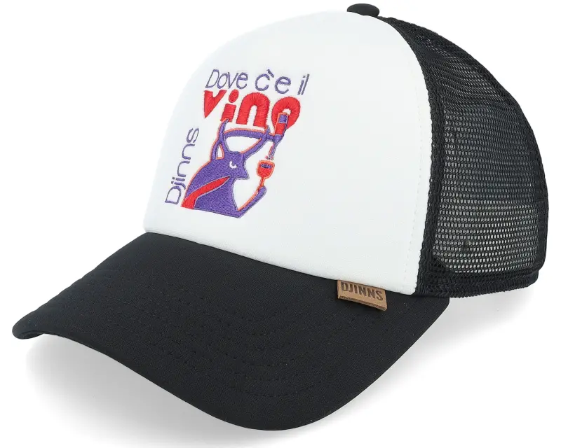 Djinns Hft Cap Food Vino Black/White Trucker online