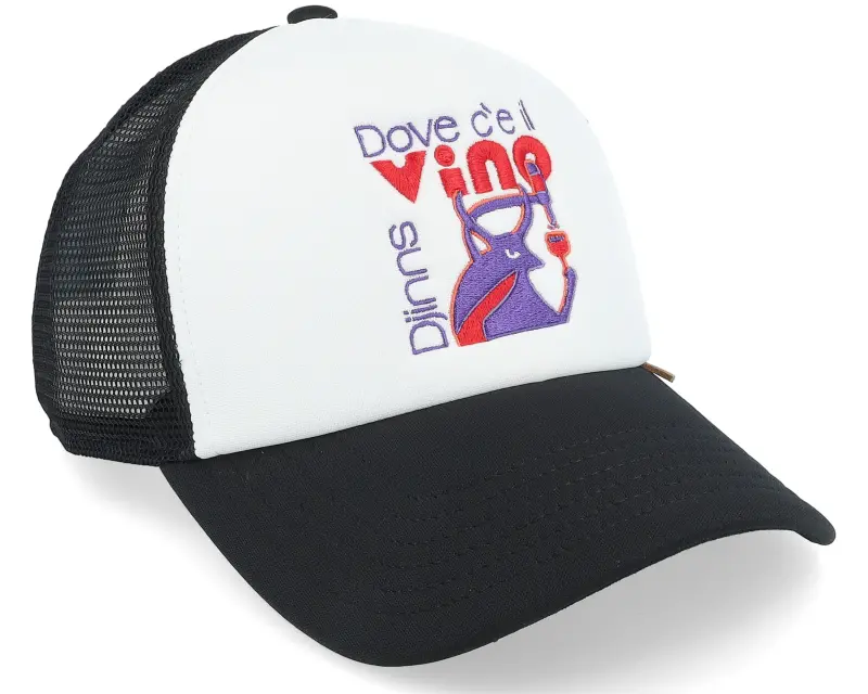 Djinns Hft Cap Food Vino Black/White Trucker online