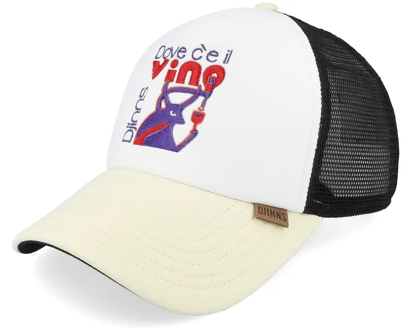 Djinns Hft Cap Food Vino Pino/White A-Frame Trucker online