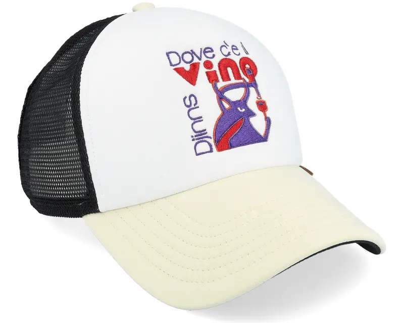 Djinns Hft Cap Food Vino Pino/White A-Frame Trucker online