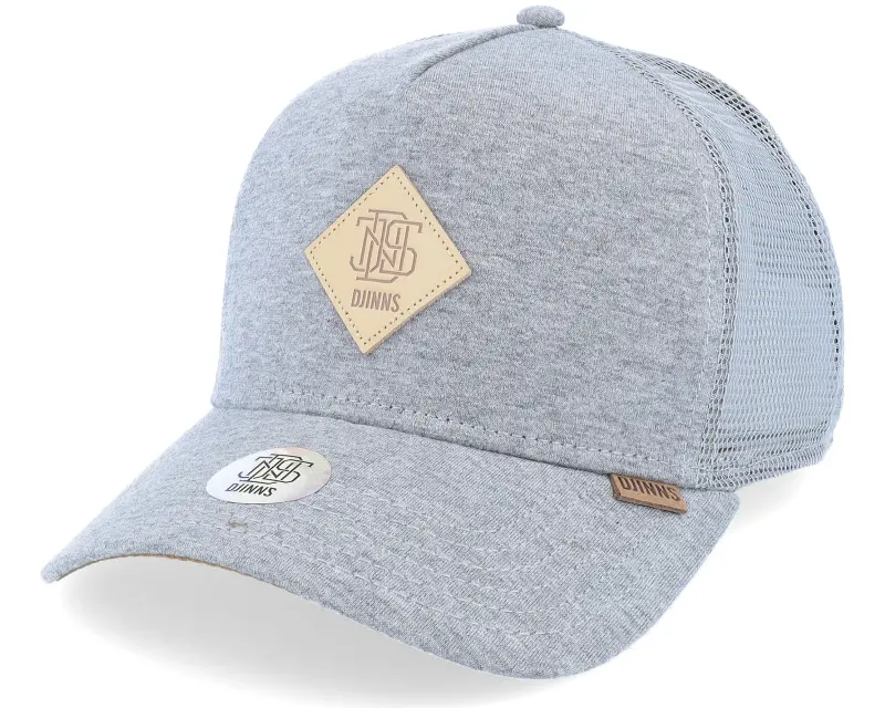 Djinns Hft Cap Jersey Patch Heather Grey Trucker online