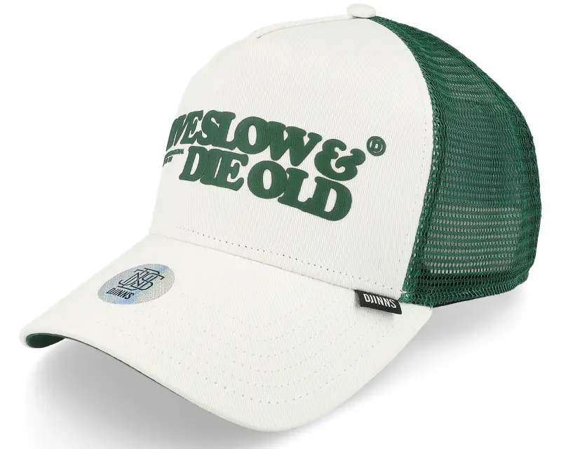 Djinns Hft Cap LSDO White/Green Trucker online