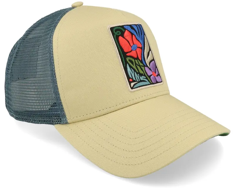 Djinns Hft Cap M-flowers Beige A-Frame Trucker online