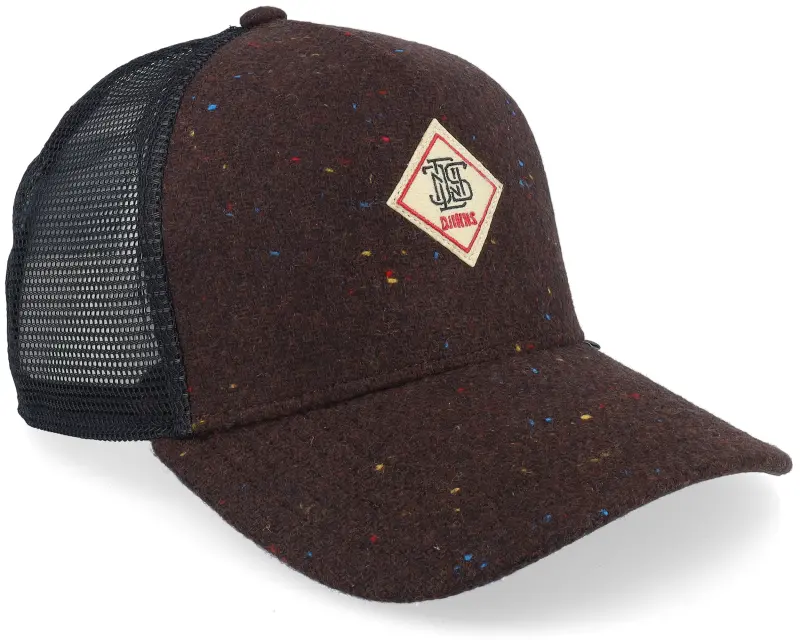 Djinns Hft Cap Mon Spots Dark Brown/Black A-Frame Trucker online
