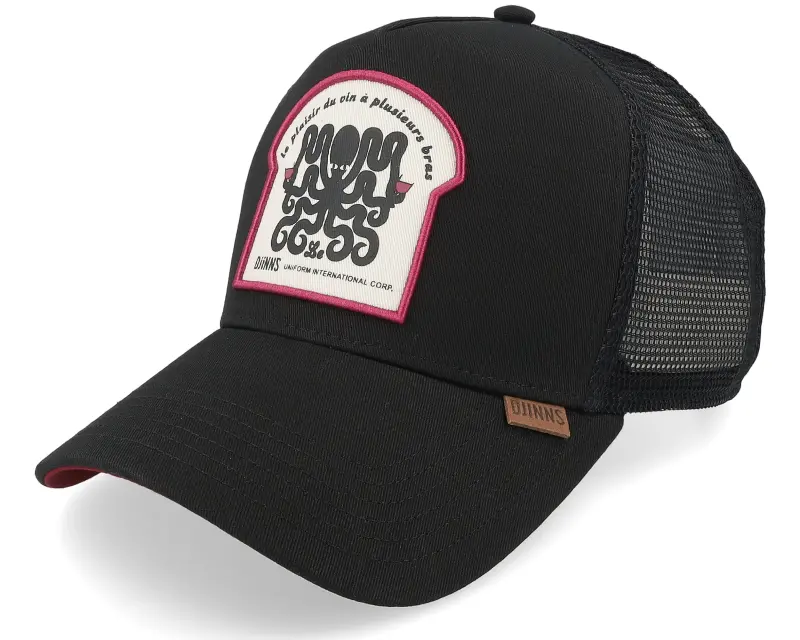 Djinns Hft Cap Octovino Black A-Frame Trucker online
