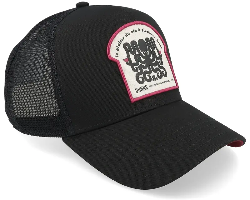 Djinns Hft Cap Octovino Black A-Frame Trucker online