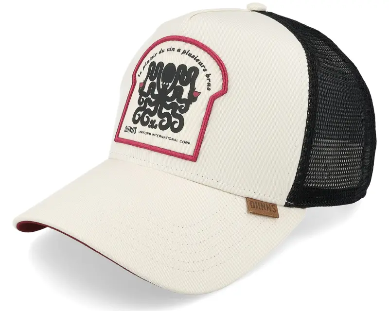 Djinns Hft Cap Octovino White/Black A-Frame Trucker online