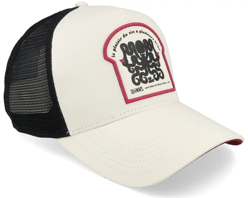 Djinns Hft Cap Octovino White/Black A-Frame Trucker online
