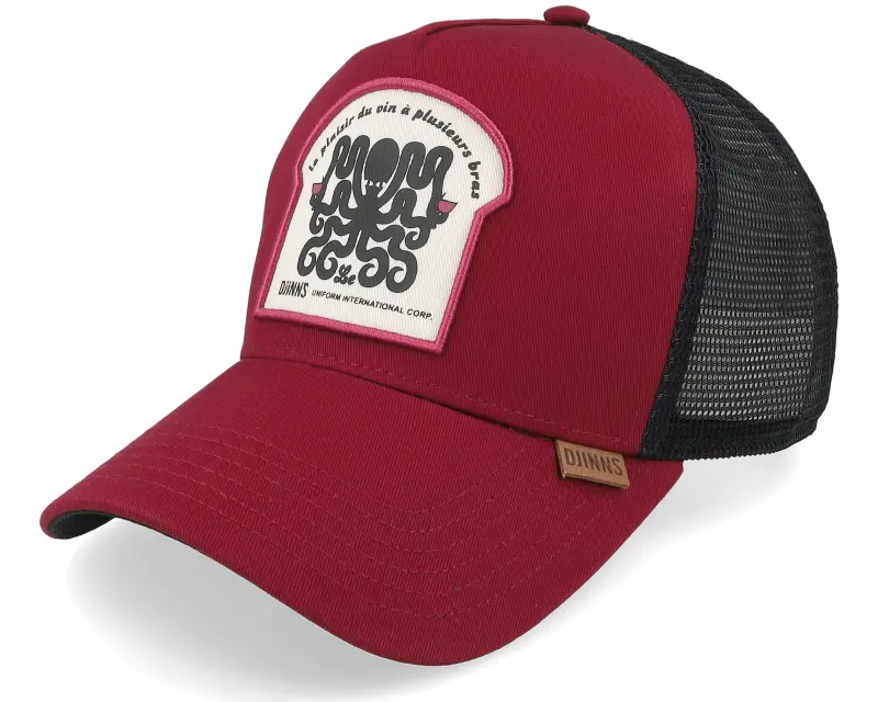 Djinns Hft Cap Octovino Wine/Black A-Frame Trucker online