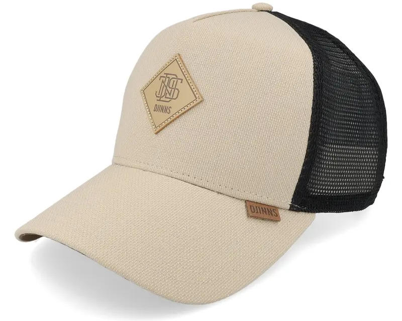 Djinns Hft Cap Plainlace Sand/Black A-Frame Trucker online